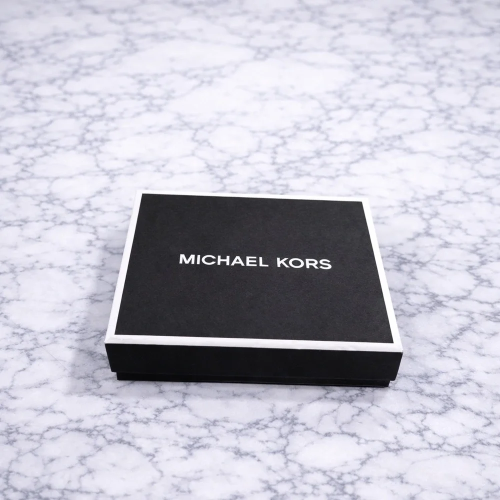 Michael Kors Andy Black Leather Bifold Wallet NWT MSRP $98